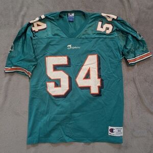 Authentic Zach Thomas Miami Dolphins Champion Jersey